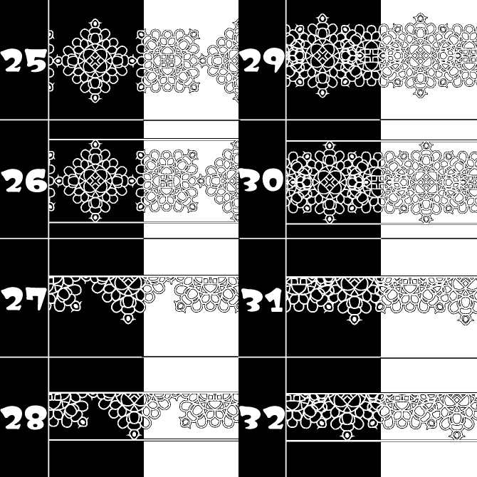 No.082 みそおねぎ飾り枠集