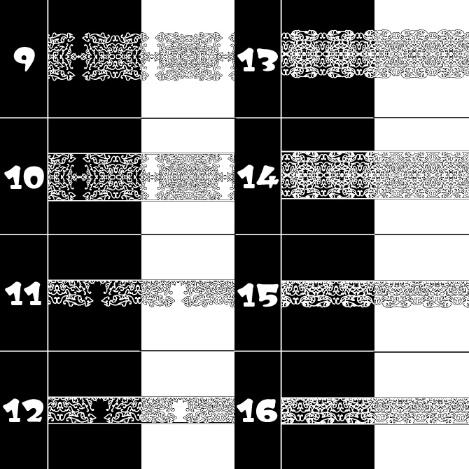 No.083 みそおねぎ飾り枠集