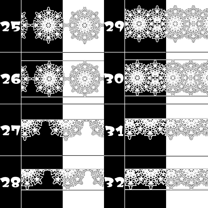 No.084 みそおねぎ飾り枠集