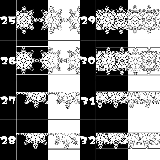 No.085 みそおねぎ飾り枠集