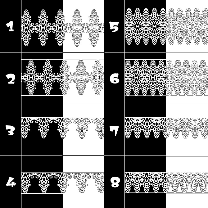 No.085 みそおねぎ飾り枠集