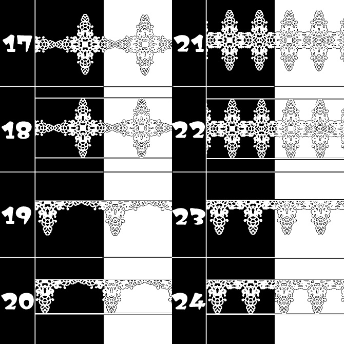 No.085 みそおねぎ飾り枠集