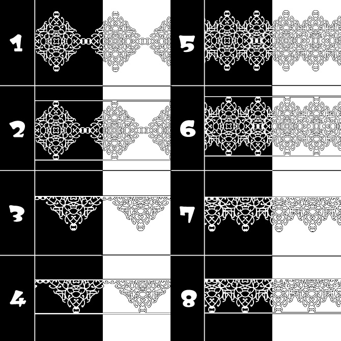 No.086 みそおねぎ飾り枠集