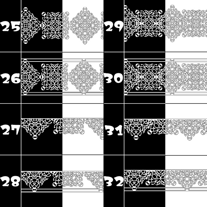No.086 みそおねぎ飾り枠集