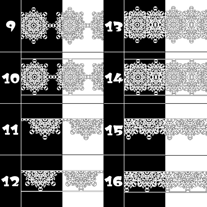 No.086 みそおねぎ飾り枠集