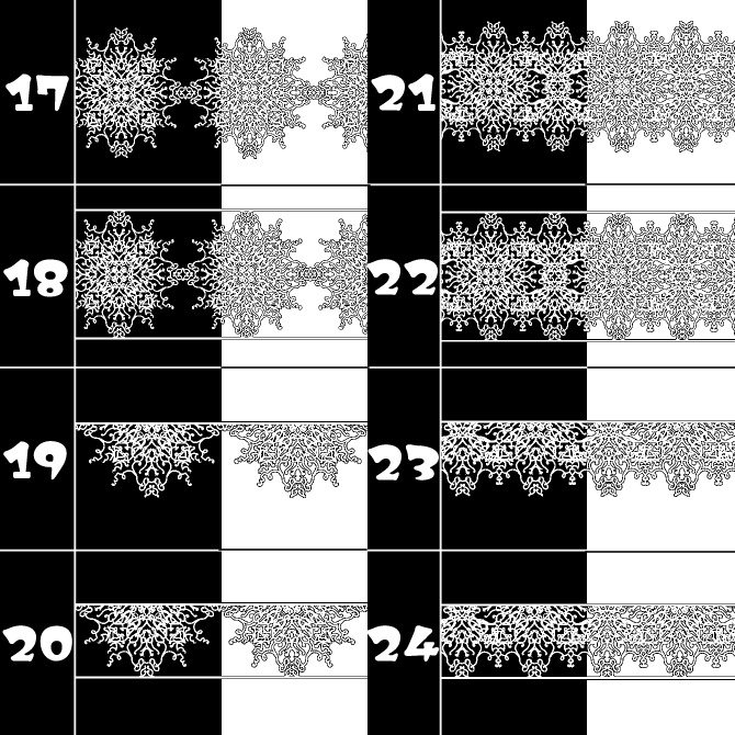 No.087 みそおねぎ飾り枠集
