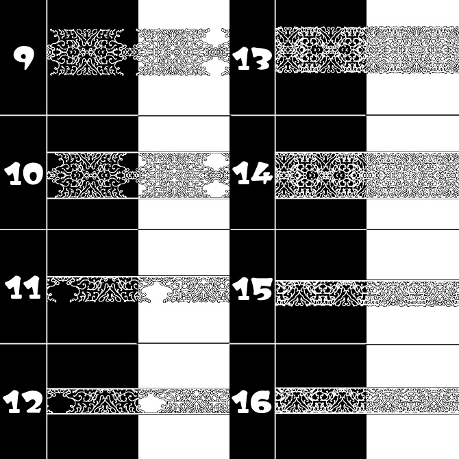 No.087 みそおねぎ飾り枠集