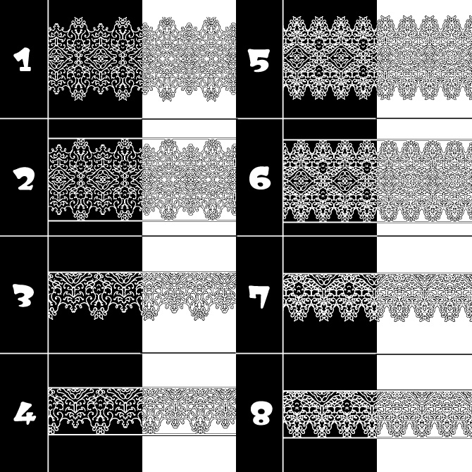 No.087 みそおねぎ飾り枠集