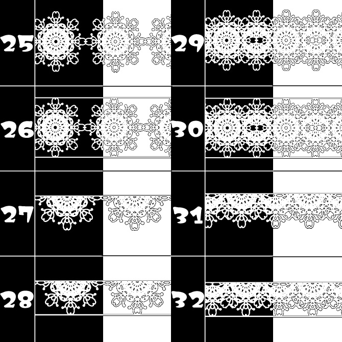 No.088みそおねぎ飾り枠集