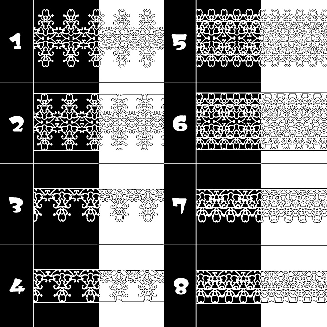 No.088みそおねぎ飾り枠集