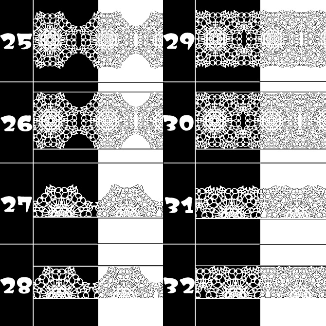 No.089 みそおねぎ飾り枠集