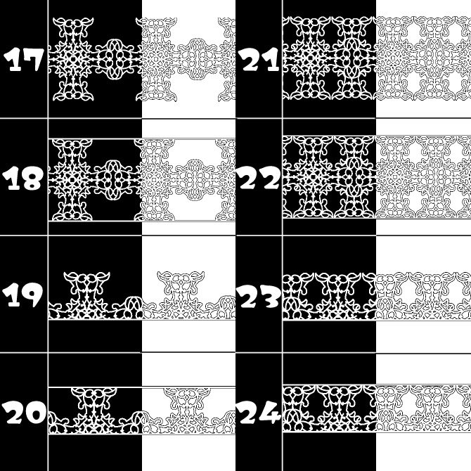 No.089 みそおねぎ飾り枠集