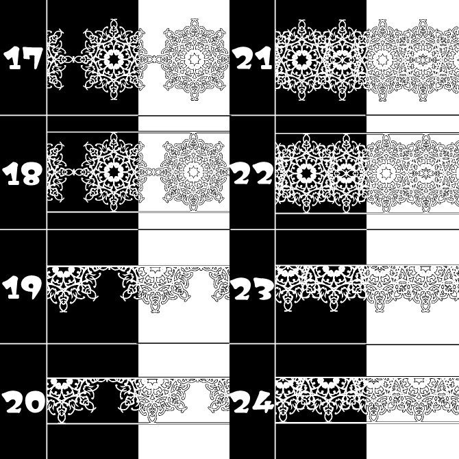 No.090 みそおねぎ飾り枠集