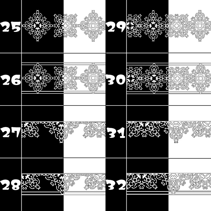 No.090 みそおねぎ飾り枠集