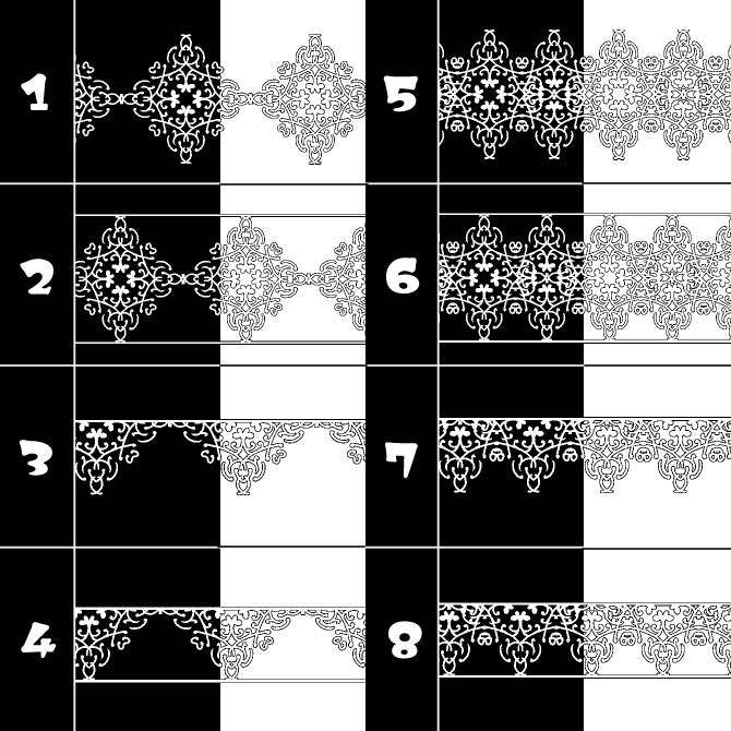 No.090 みそおねぎ飾り枠集