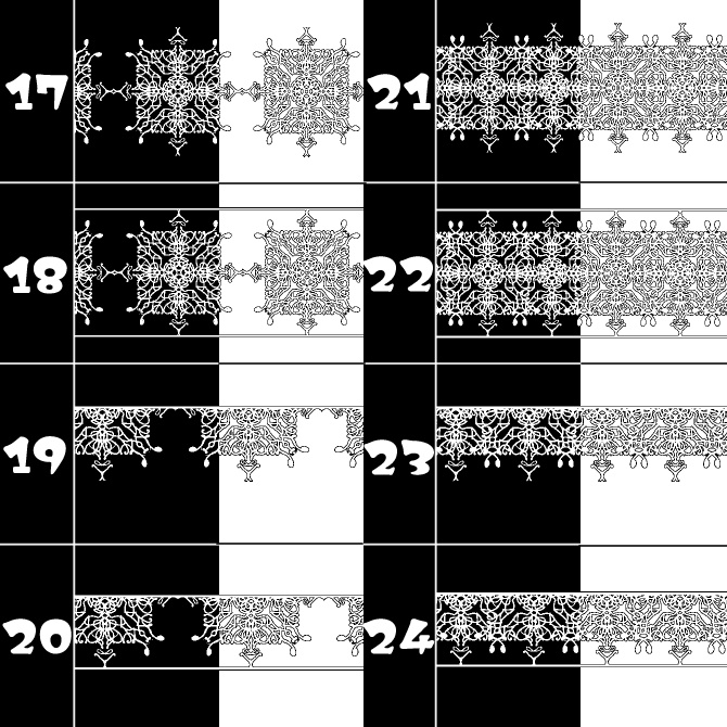 No.091 みそおねぎ飾り枠集
