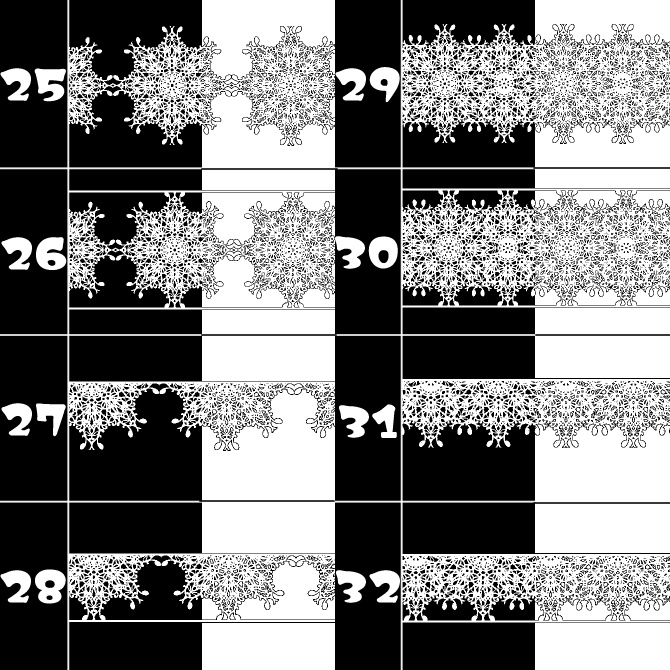 No.091 みそおねぎ飾り枠集