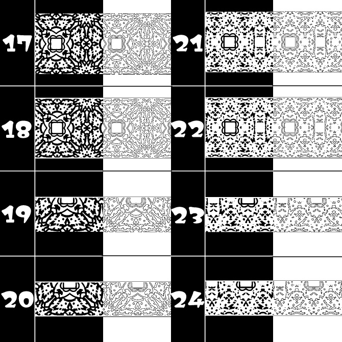 No.092a みそおねぎ飾り枠集
