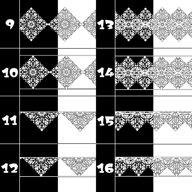 No.092a みそおねぎ飾り枠集