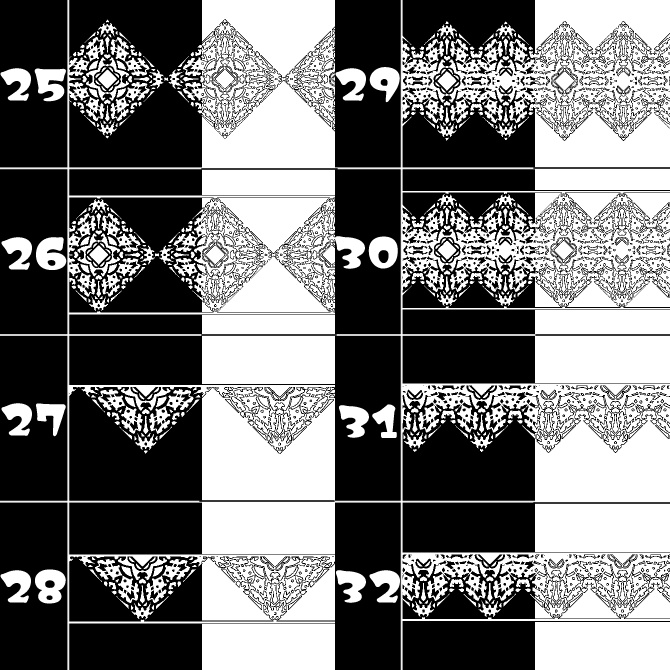 No.092a みそおねぎ飾り枠集