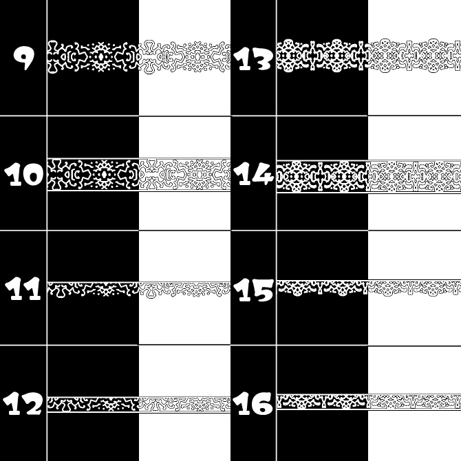 No.093 みそおねぎ飾り枠集