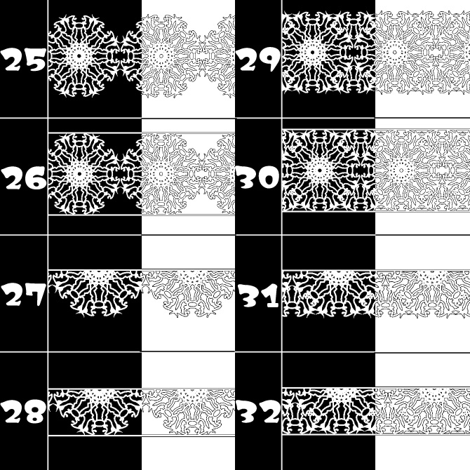 No.094 みそおねぎ飾り枠集