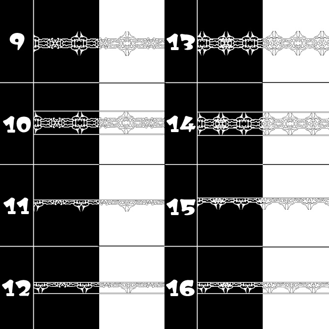 No.094 みそおねぎ飾り枠集