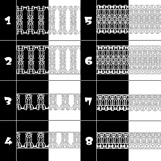 No.094 みそおねぎ飾り枠集