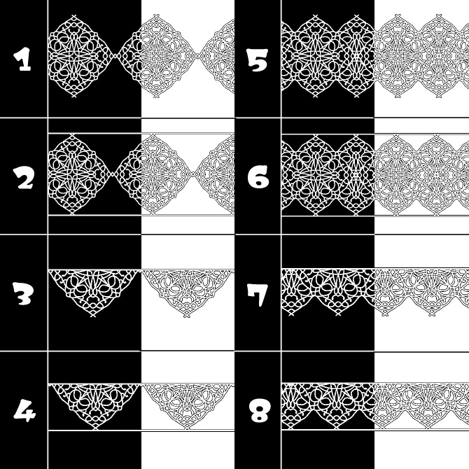 No.095a みそおねぎ飾り枠集