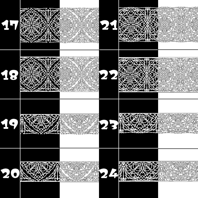 No.095a みそおねぎ飾り枠集
