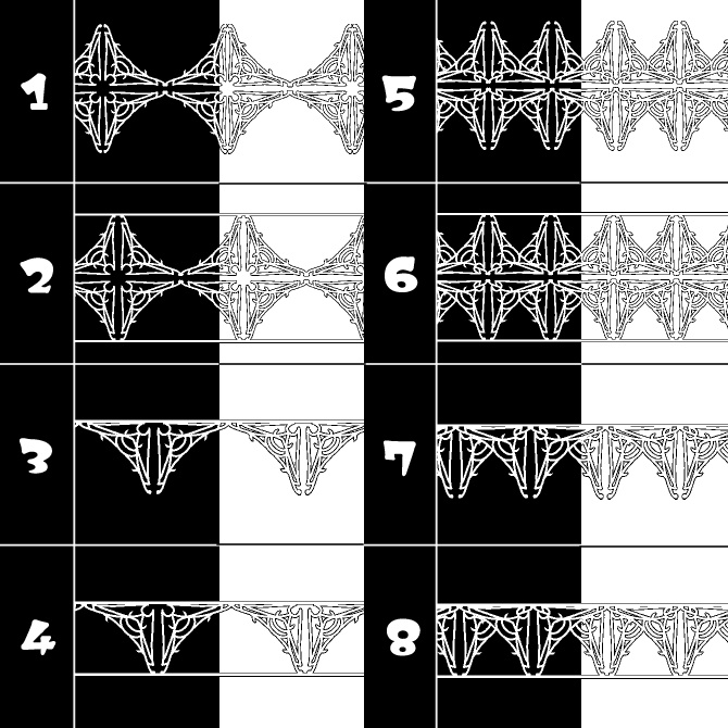 No.095b みそおねぎ飾り枠集