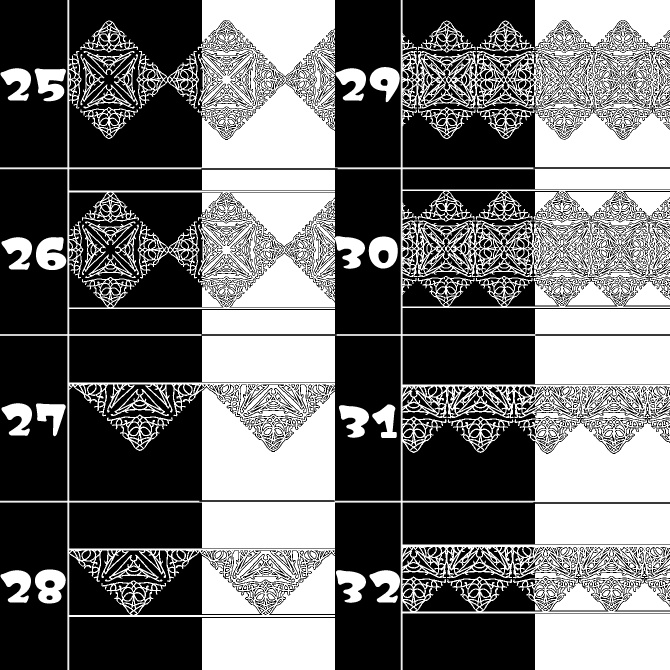 No.095b みそおねぎ飾り枠集