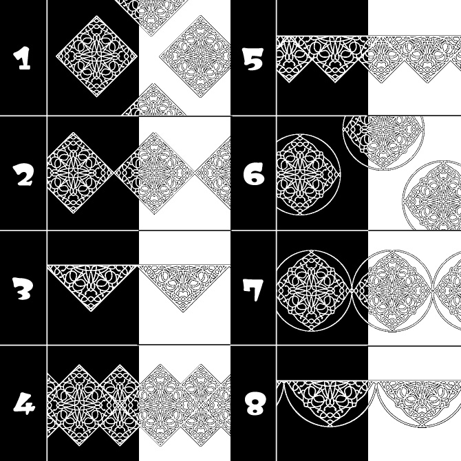 No.095d みそおねぎ飾り枠集