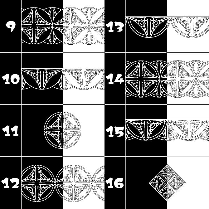 No.095e みそおねぎ飾り枠集