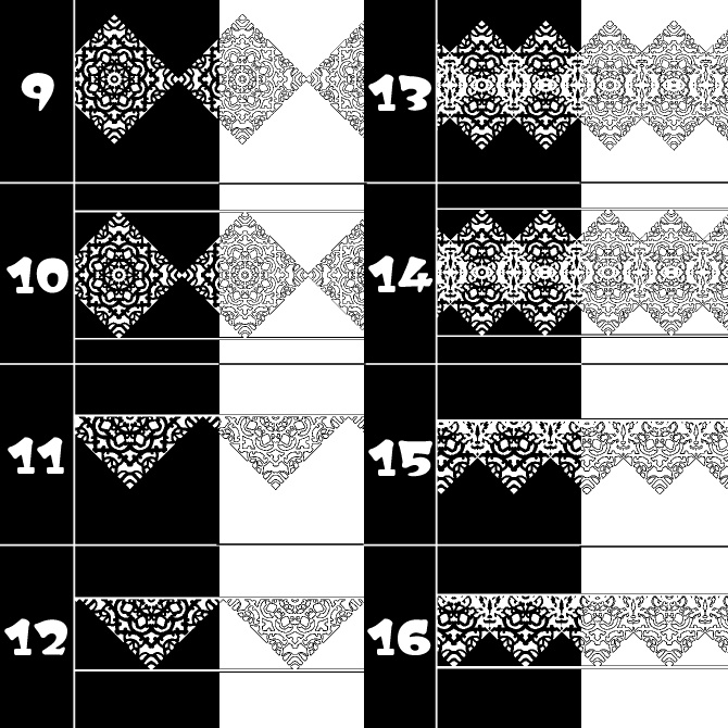 No.096a みそおねぎ飾り枠集