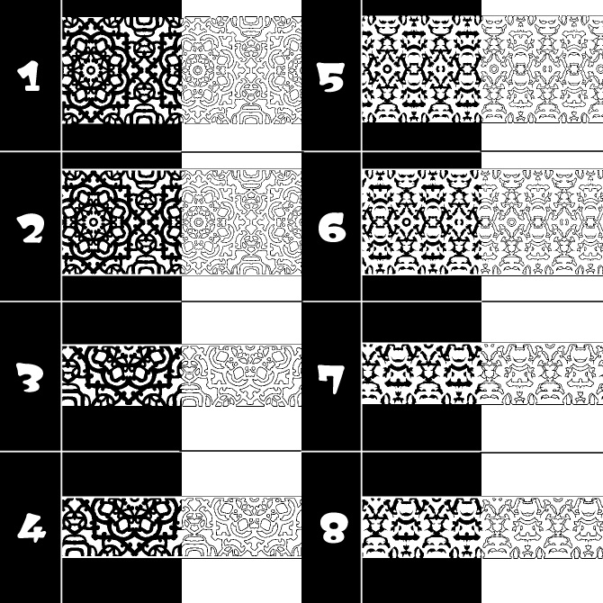 No.096a みそおねぎ飾り枠集