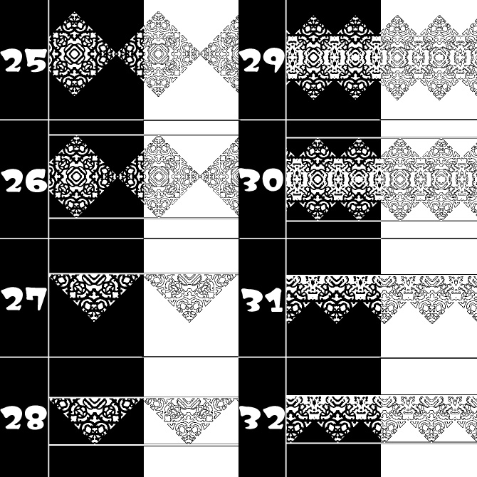 No.096a みそおねぎ飾り枠集