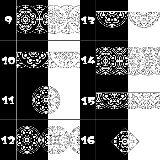 No.096d みそおねぎ飾り枠集