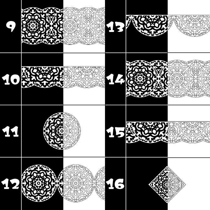 No.096e みそおねぎ飾り枠集
