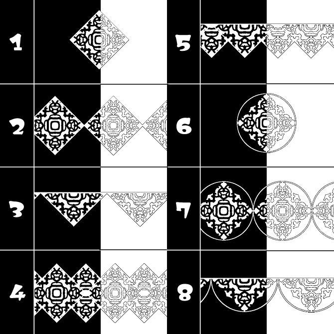 No.096f みそおねぎ飾り枠集