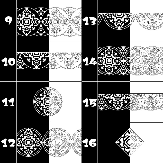 No.096f みそおねぎ飾り枠集