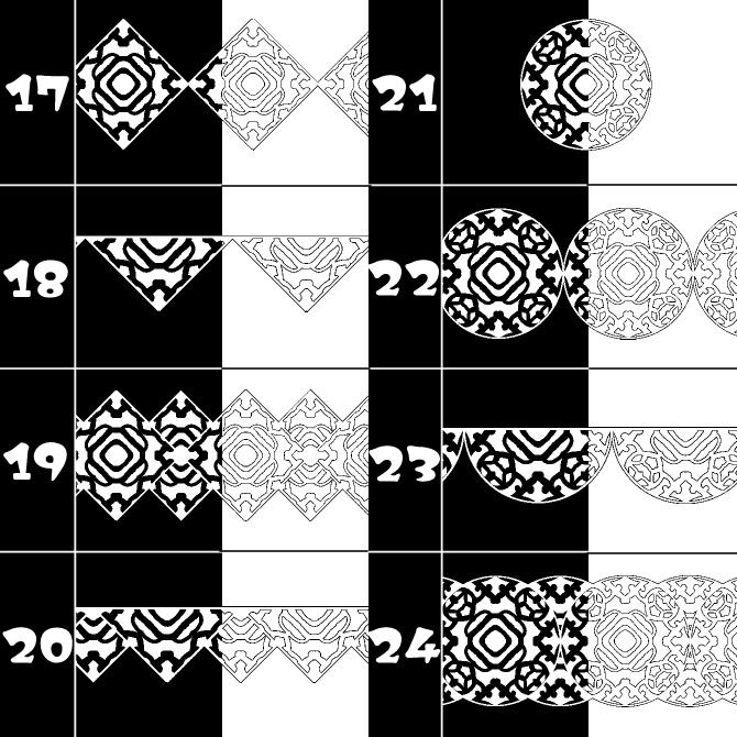 No.096f みそおねぎ飾り枠集