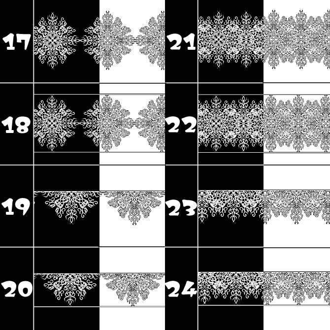 No.097 みそおねぎ飾り枠集