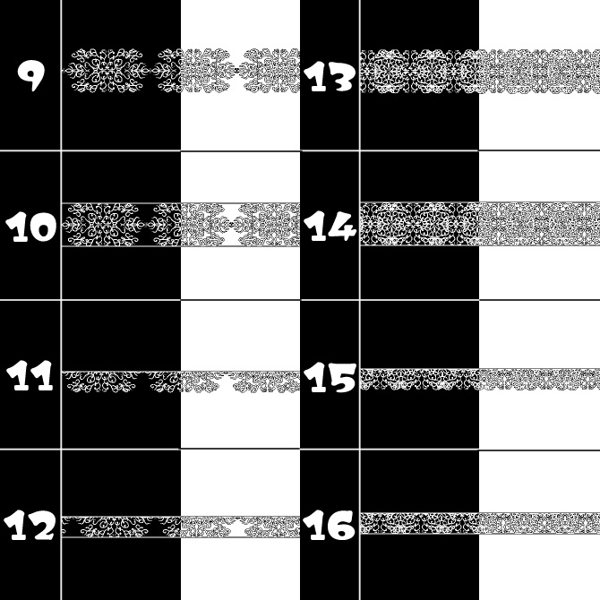No.097 みそおねぎ飾り枠集
