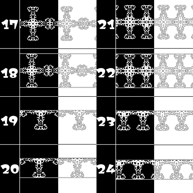 No.098 みそおねぎ飾り枠集