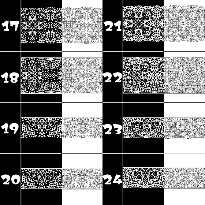 No.099a みそおねぎ飾り枠集