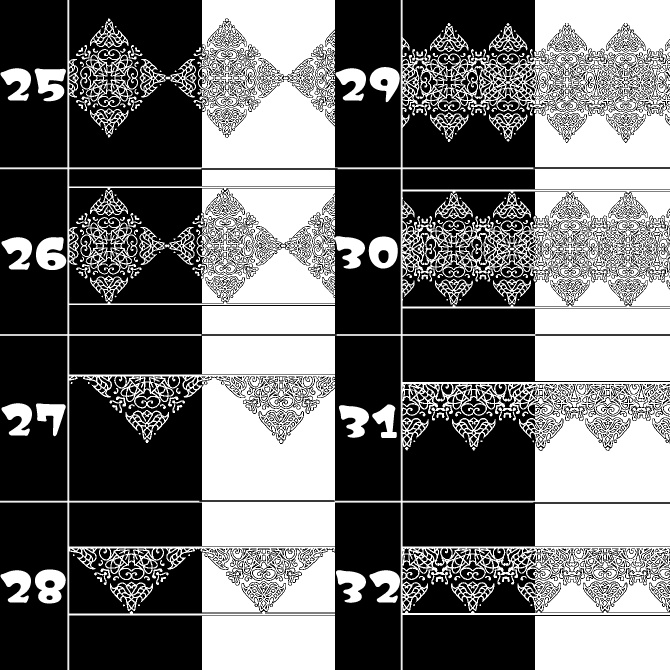 No.099a みそおねぎ飾り枠集