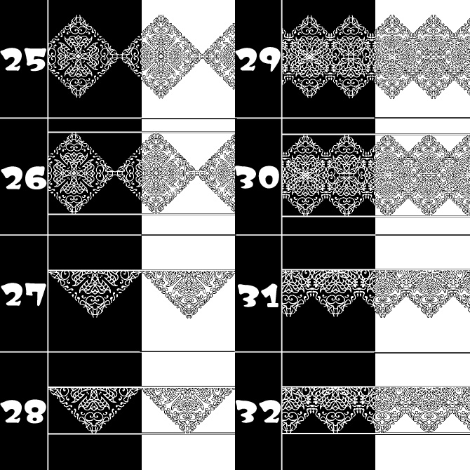 No.099b みそおねぎ飾り枠集