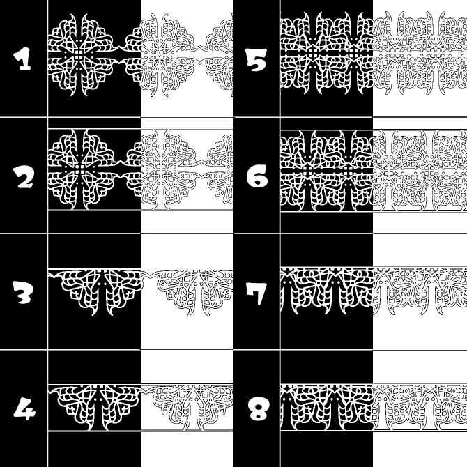 No.099b みそおねぎ飾り枠集