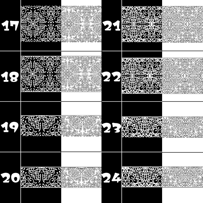 No.099b みそおねぎ飾り枠集